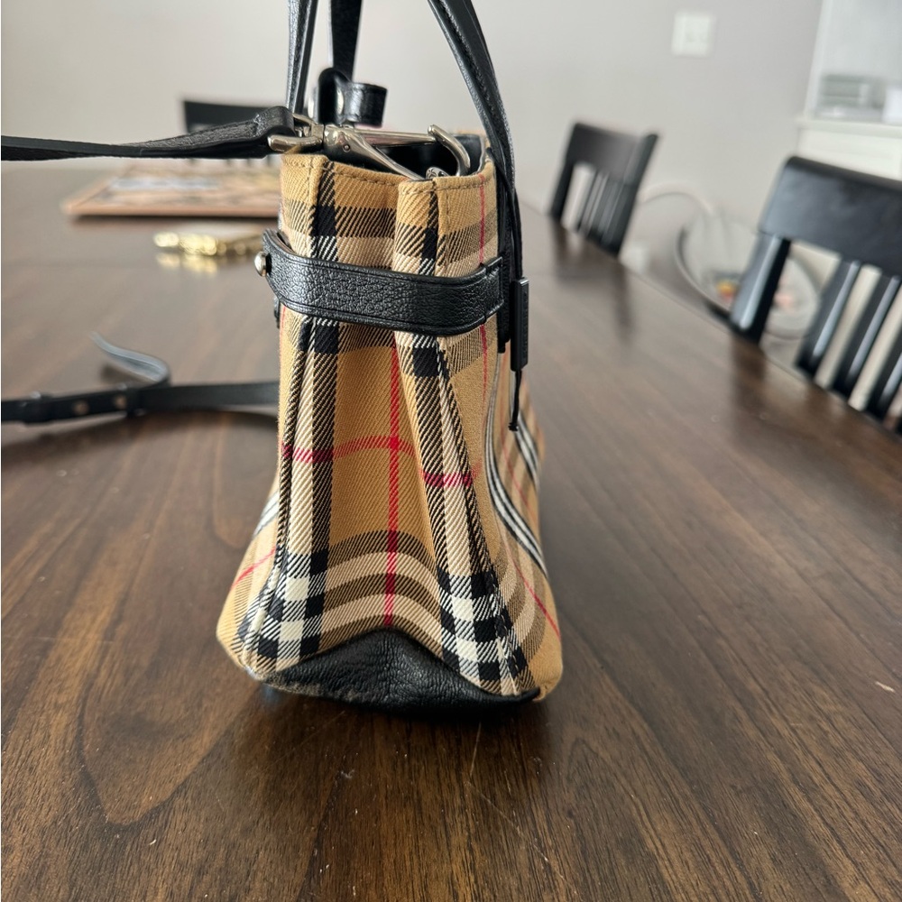 Burberry Mini Bag - Black, Tan, and Red Plaid - Picture 2 of 16